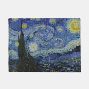 "Starry Night" von Van Gogh Fußmatte