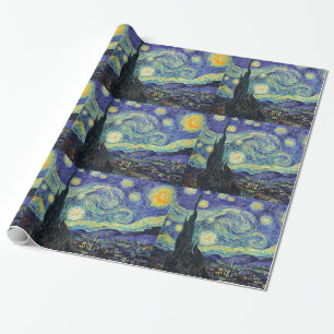 Starry Night von van Gogh Geschenkpapier