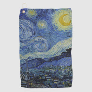 "Starry Night" von Van Gogh Golfhandtuch