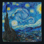 Starry Night von Van Gogh, Halstuch<br><div class="desc">Van Gogh's berühmtes Gemälde,  Starry Night.</div>