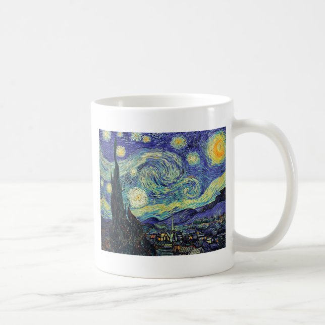 Starry Night von van Gogh Kaffeetasse (Rechts)