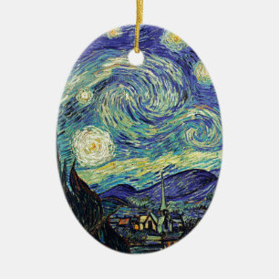 Starry Night von van Gogh Keramikornament