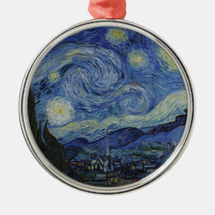 "Starry Night" von Van Gogh Ornament Aus Metall