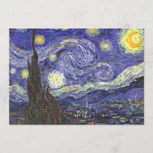 Starry Night von Van Gogh Patio Party Einladung