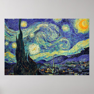 Starry Night von van Gogh Poster
