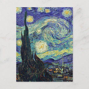 Starry Night von van Gogh Postkarte