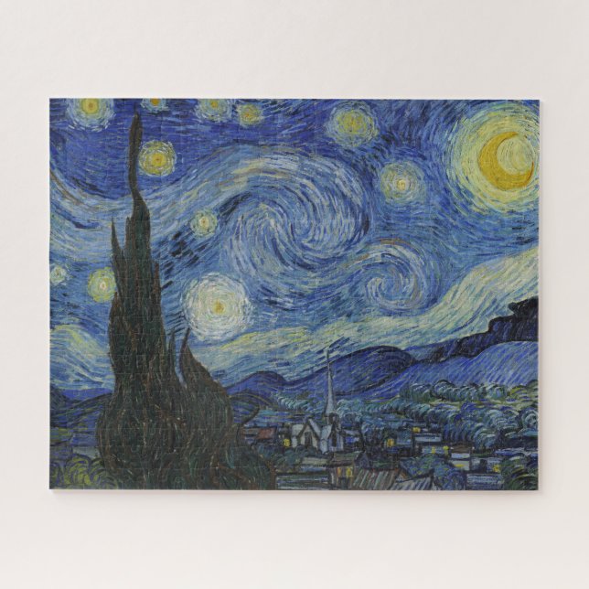 "Starry Night" von Van Gogh Puzzle (Horizontal)