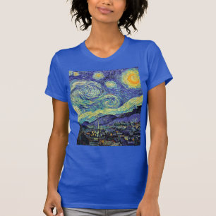 Starry Night von van Gogh Royal Blue T-Shirt