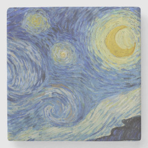 "Starry Night" von Van Gogh Steinuntersetzer