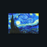 Starry Night von Van Gogh Triple Panel Canvas Prin Leinwanddruck<br><div class="desc">Vincent van Gogh - Starry Night gemalt in St Remy,  Frankreich im Jahr 1889. Hochauflösender,  dreifach polierter Kunstdruck. Dieses Bild wurde digital verbessert,  um die originalen fetten,  hellen Farben wieder herzustellen - ein perfektes Geschenk für jeden Kunstliebhaber!</div>
