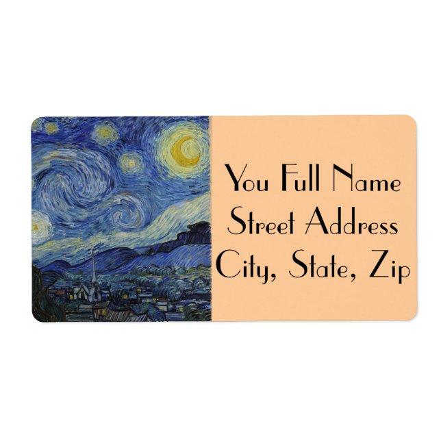 Starry Night von Vincent van Gogh (Vorne)
