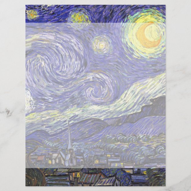 Starry Night von Vincent van Gogh (Vorderseite)