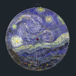 Starry Night von Vincent van Gogh<br><div class="desc">Starry Night by Vincent van Gogh ist ein Vintages, kunstvolles Post-Impressionismus Landschaft Stadtbild mit Blick auf Saint Remy, Frankreich aus van Gogh Asyl. Der Nachthimmel wirbelt mit Wolken und leuchtendem Halbmond und strahlenden Sternen über dem malerischen Dorf. Starry Night ist wahrscheinlich van Goghs berühmteste Gemälde und wurde während des Tages...</div>