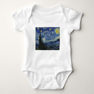 Starry Night von Vincent Van Gogh Baby Strampler