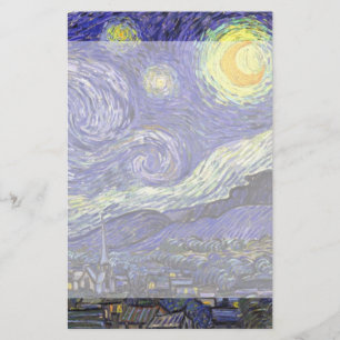 Starry Night von Vincent van Gogh Briefpapier