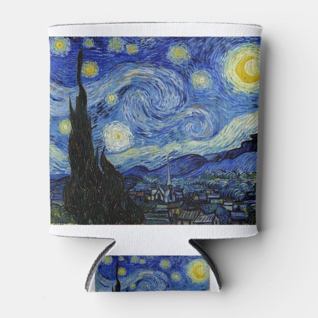 Starry Night von Vincent Van Gogh Dosenkühler (Vorderseite)