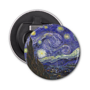 Starry Night von Vincent van Gogh Flaschenöffner