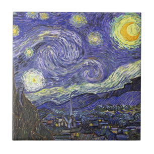 Starry Night von Vincent van Gogh Fliese