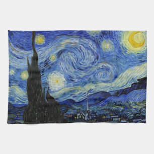 Starry Night von Vincent Van Gogh Handtuch