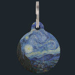 Starry Night von Vincent Van Gogh Haustiermarke<br><div class="desc">Eines der bekanntesten Gemälde von Vincent Van Gogh. Starry Night ist ein wunderschönes blaues Öl auf der Leinwand von Van Gogh und das ist die höchste verfügbare Qualität auf Zazzle, sodass Sie mit einem qualitativ hochwertigen Druckergebnis rechnen können. Erhältlich auf vielen verschiedenen Geschenken, elektronischen Hüllen, Drucken und mehr! Entdecken Sie...</div>