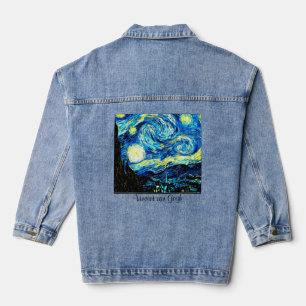 Starry Night von Vincent van Gogh Jeansjacke