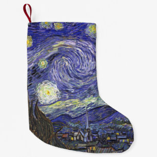 Starry Night von Vincent van Gogh Kleiner Weihnachtsstrumpf