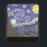Starry Night von Vincent van Gogh Koffergriffwickel<br><div class="desc">Starry Night by Vincent van Gogh ist ein Vintages, kunstvolles Post-Impressionismus Landschaft Stadtbild mit Blick auf Saint Remy, Frankreich aus van Gogh Asyl. Der Nachthimmel wirbelt mit Wolken und leuchtendem Halbmond und strahlenden Sternen über dem malerischen Dorf. Starry Night ist wahrscheinlich van Goghs berühmteste Gemälde und wurde während des Tages...</div>