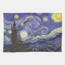 Starry Night von Vincent van Gogh Küchentuch