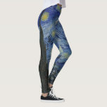Starry Night von Vincent Van Gogh Leggings<br><div class="desc">Schönes, scharfes Bild von Van Gogh's berühmtestem Werk an diesen stilvollen hochwertigen Leggings!</div>