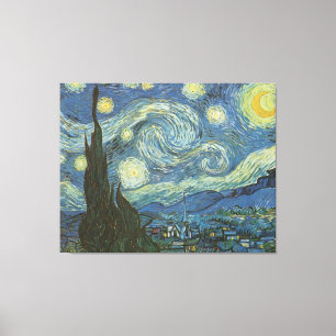 Starry Night von Vincent Van Gogh Leinwanddruck