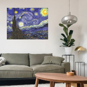 Starry Night von Vincent van Gogh Leinwanddruck
