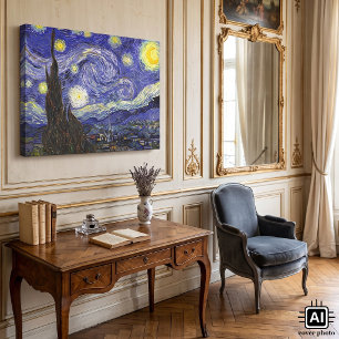 Starry Night von Vincent van Gogh Leinwanddruck