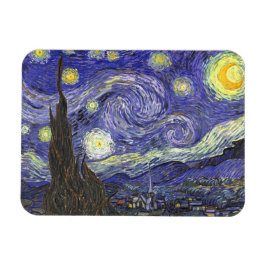 Starry Night von Vincent van Gogh Magnet