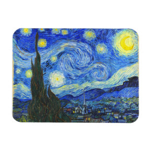 Starry Night von Vincent van Gogh Magnet
