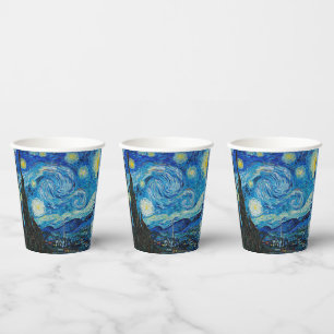 Starry Night von Vincent van Gogh Pappbecher