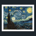 Starry Night von Vincent van Gogh Poster<br><div class="desc">Die berühmte Starry Night ,  gemalt von Vincent van Gogh im Jahr 1889. Das Original ist 29 x 36. Wir haben das nah und persönlich gesehen. Post-Impressionismus Impressionist Malposter drucken</div>