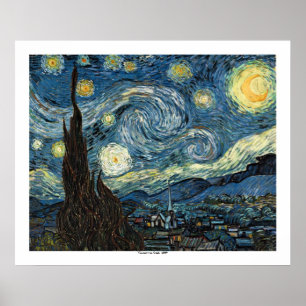 Starry Night von Vincent van Gogh Poster
