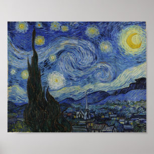 Starry Night von Vincent van Gogh Poster