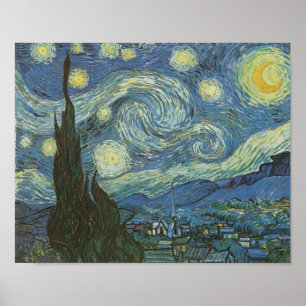 Starry Night von Vincent Van Gogh Poster