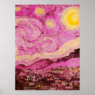 Starry Night von Vincent Van Gogh Poster