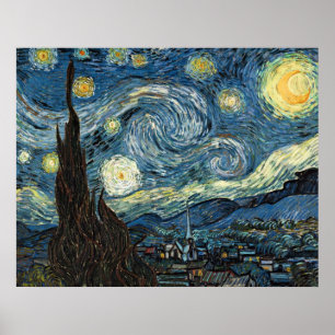 Starry Night von Vincent van Gogh Poster