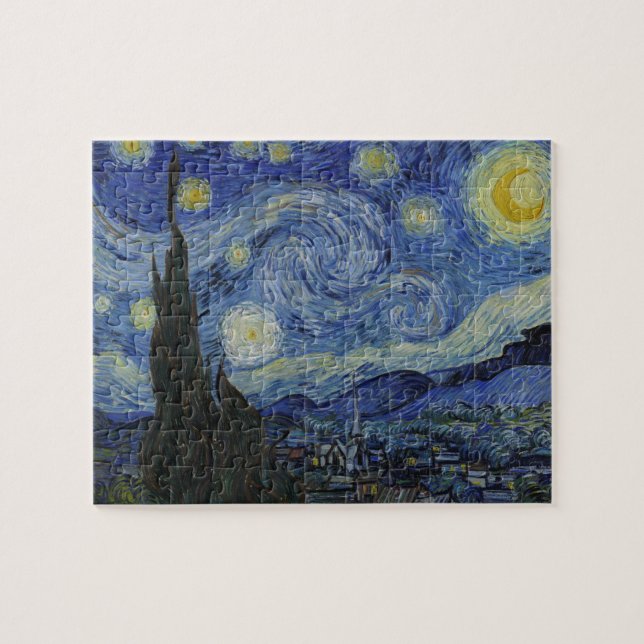 Starry Night von Vincent van Gogh Puzzle (Horizontal)