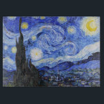 Starry Night von Vincent Van Gogh Schneidebrett<br><div class="desc">Ein Ölgemälde des Holländischen Meisters Vincent Van Gogh (1853-1890), wahrscheinlich sein berühmtestes Gemälde, malte Van Gogh 1889 aus dem Gedächtnis "Die Sternennacht", während er sich in einem Asyl in Frankreich aufhielt, wo er sich auf Depressionen hin unterhielt. Die Szene zeigt den Blick aus seinem Schlafzimmerfenster. Im Gemälde befinden sich der...</div>