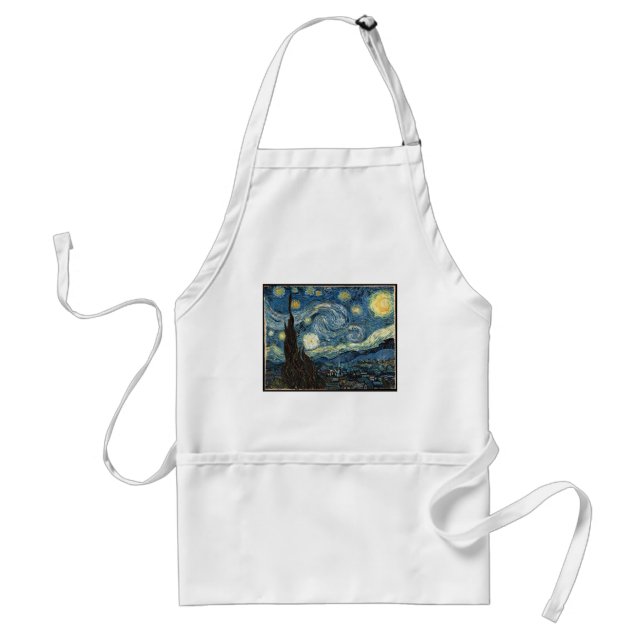 Starry Night von Vincent Van Gogh Schürze (Vorne)