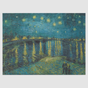 Starry Night von Vincent van Gogh Seidenpapier