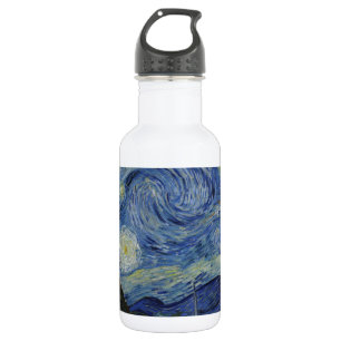 Starry Night von Vincent Van Gogh Trinkflasche