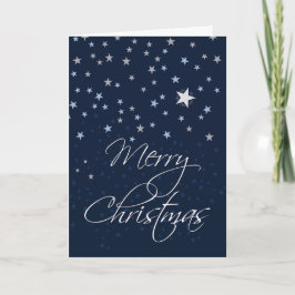 Starry Night Weihnachten Karte