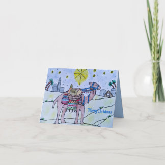 Starry Night Weihnachtskarte Dankeskarte