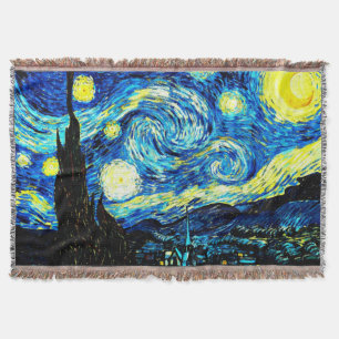 Starry Night, weltberühmtes Bild von Van Gogh Decke