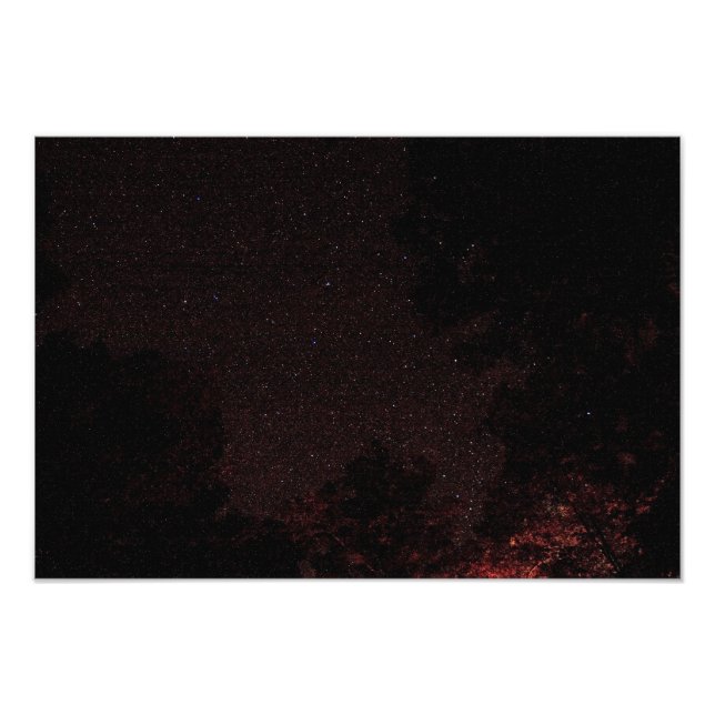 Starry night, West Virginia Fotodruck (Vorne)